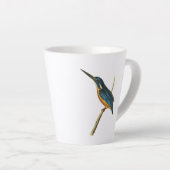 Tasse Latte Martin-pêcheur azur (Angle droit)