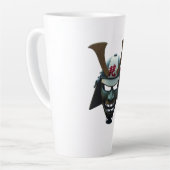 Tasse Latte Masque de samouraï (Angle gauche)