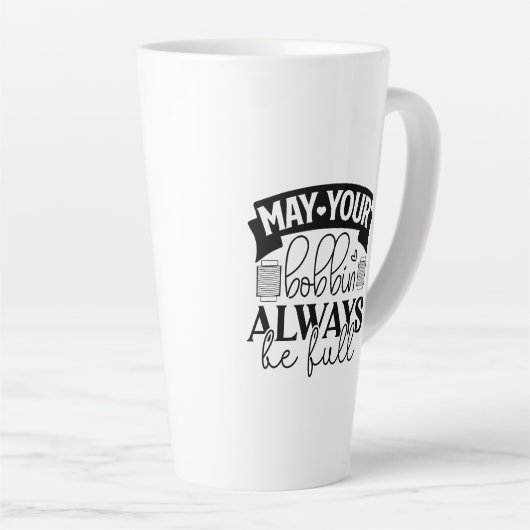 Tasse Latte Mat ton bobbin toujours rempli (Angle droit)