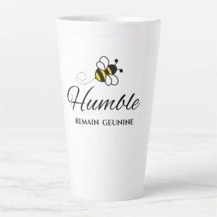 TASSE LATTE MATIN BOURDONNANT BLANC NOIR 60CL ABEILLE HUMBLE