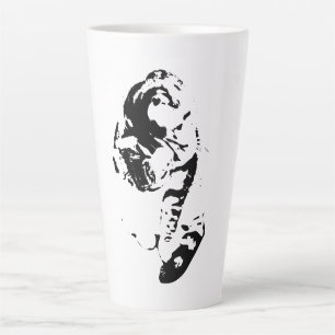 Tasse Latte Matin Calme, Chat Grooming