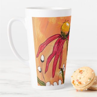 Tasse Latte Matinée Fleur Sauvage