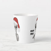Tasse Latte Mauvais Alien, Lourds Noël ! (Devant)