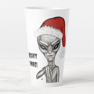 Tasse Latte Mauvais Alien, Lourds Noël !