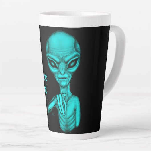 Tasse Latte Mauvais Alien, Tu es le prochain ! (Angle droit)