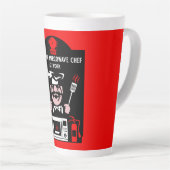 Tasse Latte Mauvais cadeau de Cook (Angle droit)