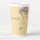 Tasse Latte Me réchauffer Up-Cup (Devant)