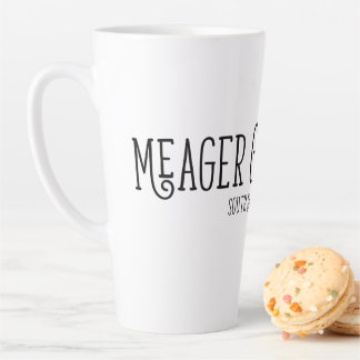 Tasse Latte Meager Grand Café Latte Cup
