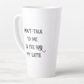 Tasse Latte Mean Chihuahua | Chiens amusants (Angle gauche)