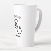 Tasse Latte Médecin vétérinaire compatissant Design de soins a (Angle droit)
