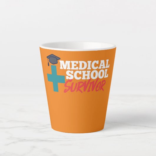 Tasse Latte Medical School Doctor Student Med Education (Devant)