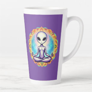 Tasse Latte Méditation galactique