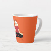 Tasse Latte Méditation transcendante (Angle droit)