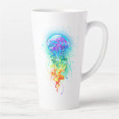 Tasse Latte Méduse arc-en-ciel (Droite)