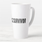 Tasse Latte Meeting Survivor - Meme hoodie (Angle droit)