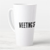 Tasse Latte Meeting Survivor - Meme hoodie (Angle gauche)