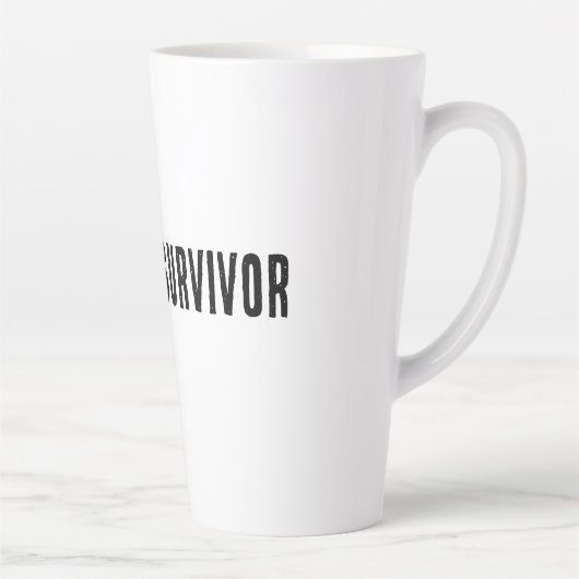 Tasse Latte Meeting Survivor - Meme hoodie (Droite)