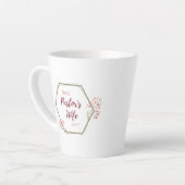 Tasse Latte Meilleur cadeau inspirant de la femme du pasteur (Angle gauche)