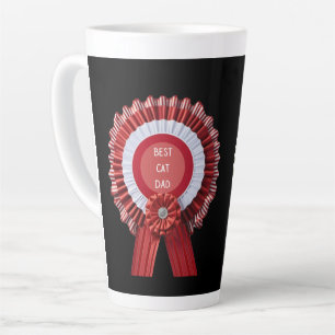 Tasse Latte Meilleur chat Papa Propriétaire d'animal de compag