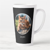 Tasse Latte Meilleur chat Papa Propriétaire d'animal de compag (Droite)