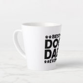 Tasse Latte Meilleur Chien Papa Jamais - Amoureux des chiens & (Angle gauche)