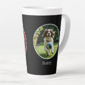 Tasse Latte Meilleur Chien Papa Propriétaire d'animal de compa (Angle droit)