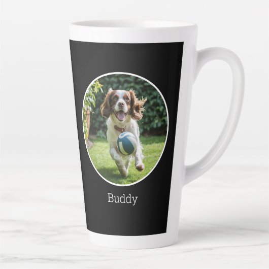 Tasse Latte Meilleur Chien Papa Propriétaire d'animal de compa (Droite)