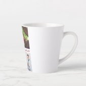 Tasse Latte Meilleur Collage photo de grand-mère (Droite)