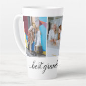 Tasse Latte Meilleur Collage photo de grand-mère Ever 3 (Angle gauche)