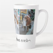 Tasse Latte Meilleur Collage photo de grand-mère Ever 3 (Droite)