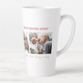 Tasse Latte Meilleur Collage photo de Maman (Droite)