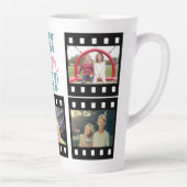 Tasse Latte Meilleur Collage photo de Maman (Droite)