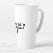 Tasse Latte Meilleur Enseignant (Angle droit)
