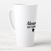 Tasse Latte Meilleur Enseignant (Angle gauche)