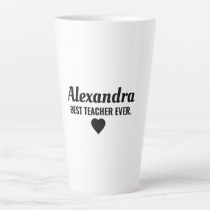 Tasse Latte Meilleur Enseignant