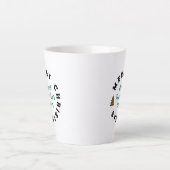 Tasse Latte Meilleur Enseignant Toujours Noël Merci Cadeau (Devant)