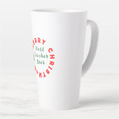 Tasse Latte Meilleur Enseignant Toujours Noël Merci Cadeau (Angle droit)