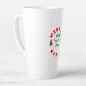 Tasse Latte Meilleur Enseignant Toujours Noël Merci Cadeau (Angle gauche)