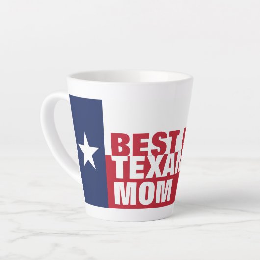 TASSE LATTE MEILLEUR MOM TEXAN (Angle gauche)