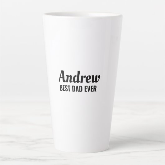 Tasse Latte Meilleur Papa (Devant)