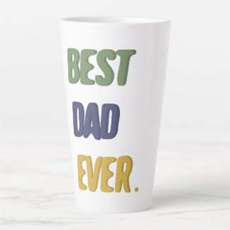 Tasse Latte Meilleur Papa de Tous Les Temps Bonne Fête des Pèr