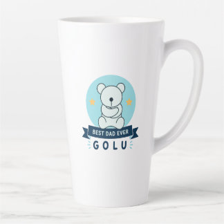 Tasse Latte Meilleur Papa du Monde Golu Teddy Bear