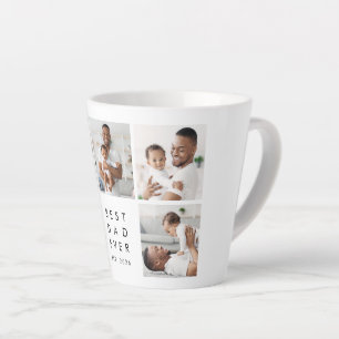 Tasse Latte Meilleur Papa Moderne 3 Photo