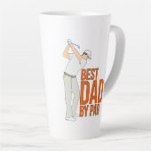 Tasse Latte Meilleur papa par rapport (Angle droit)