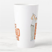 Tasse Latte Meilleur papa par rapport (Devant)