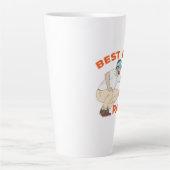 Tasse Latte Meilleur papa par rapport (Devant)