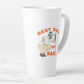 Tasse Latte Meilleur papa par rapport (Angle droit)