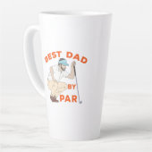 Tasse Latte Meilleur papa par rapport (Angle gauche)