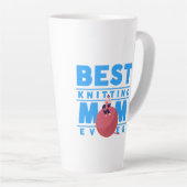 Tasse Latte Meilleur Tricot Maman Ever, Tricot Maman (Angle droit)