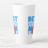 Tasse Latte Meilleur Tricot Maman Ever, Tricot Maman (Devant)